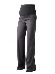 Grey Over Bump Tall Maternity Trousers